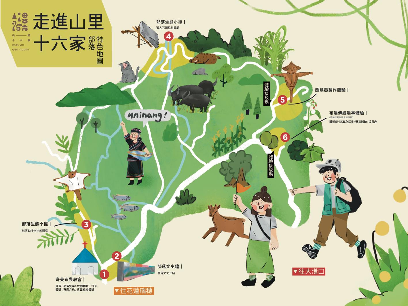 花蓮瑞穗鄉奇美布農部落輔導(標題圖檔)